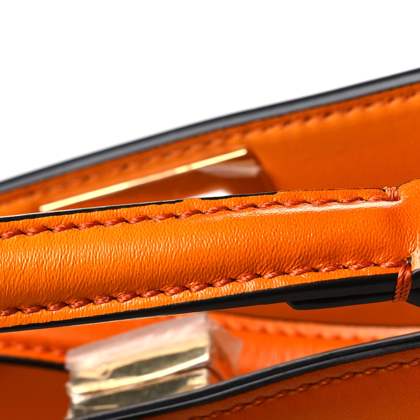 Vitello King Tamponato Medium Peekaboo I SEE U East West Satchel Clementine