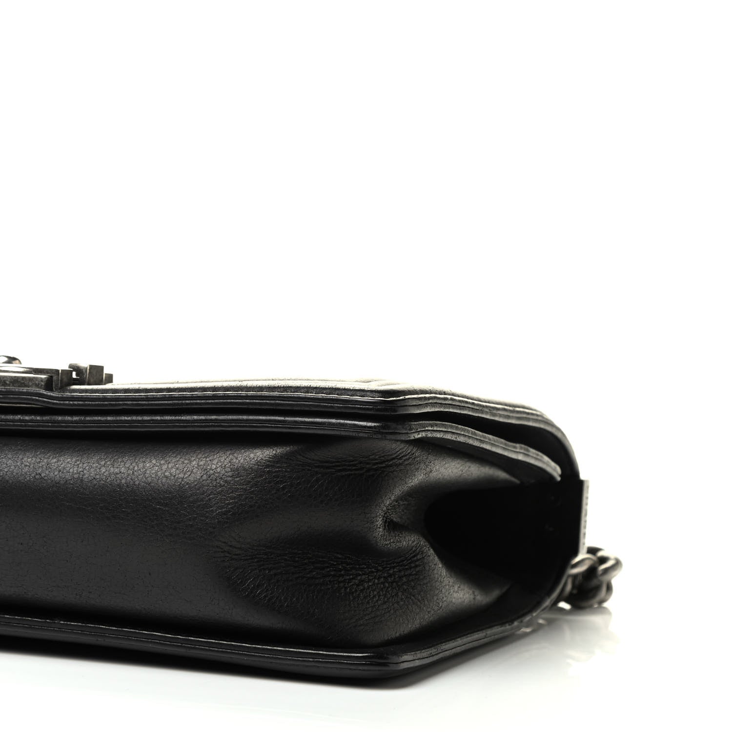 Chanel Calfskin Quilted Medium Boy Flap Black 9 of 9
