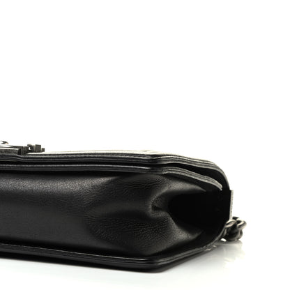 Chanel Calfskin Quilted Medium Boy Flap Black 9 of 9