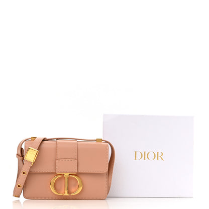 Christian Dior Box Calfskin Micro 30 Montaigne Flap Bag Rose Des Vents 10 of 10
