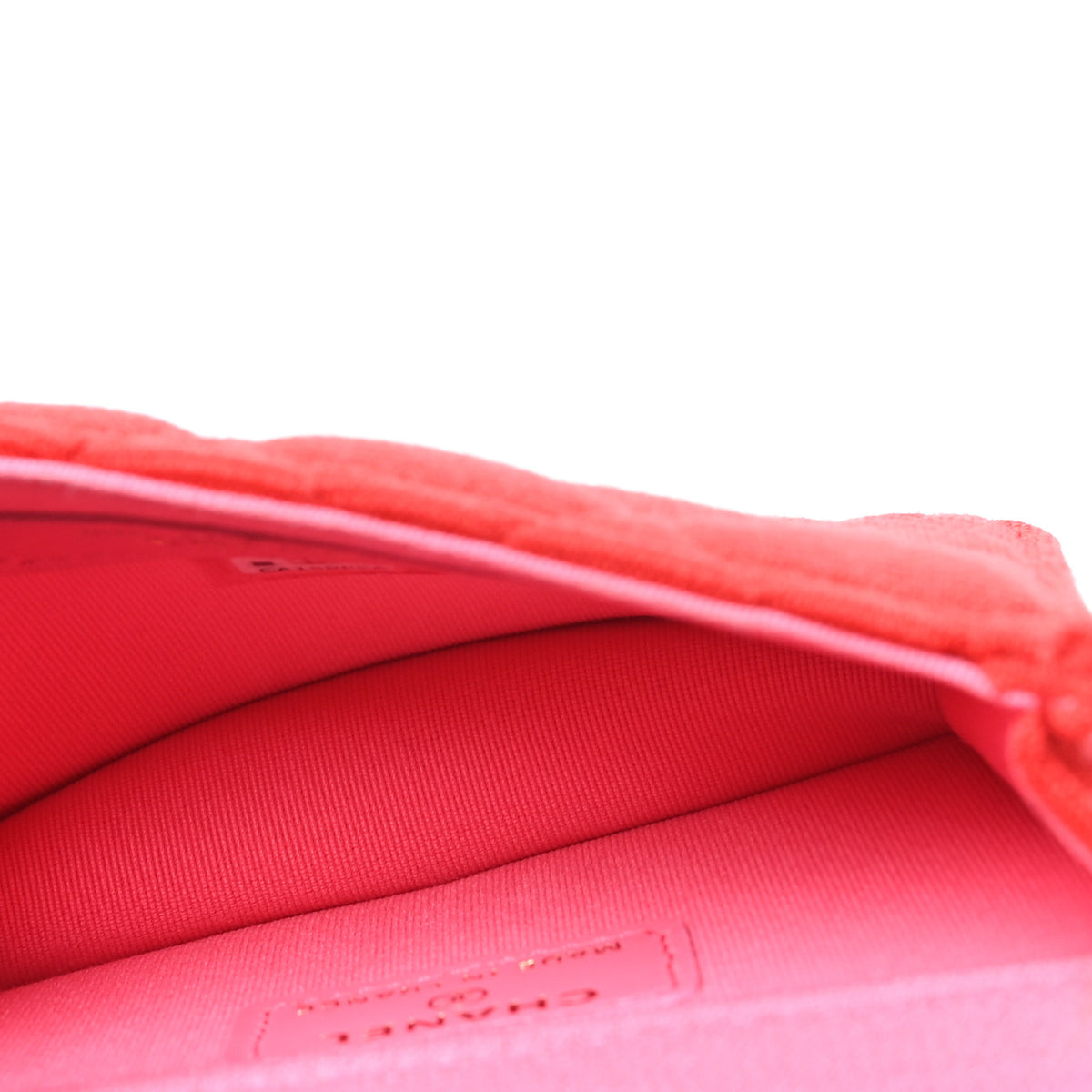 Jersey Quilted Micro Mini Flap Red