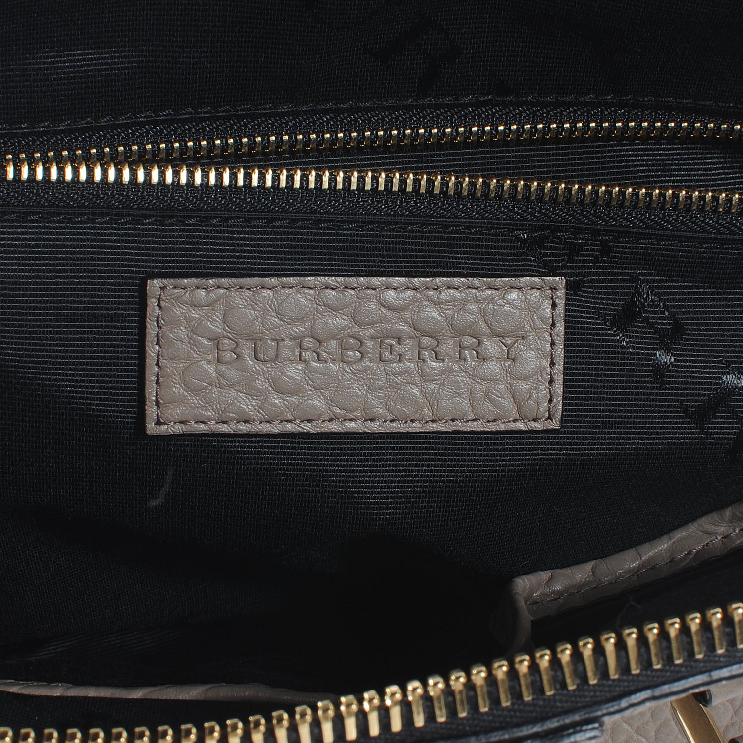 Burberry Grained Leather Small Orchard Bowling Bag Pale Taupe 6 of 10