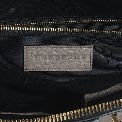 Burberry Grained Leather Small Orchard Bowling Bag Pale Taupe 6 of 10