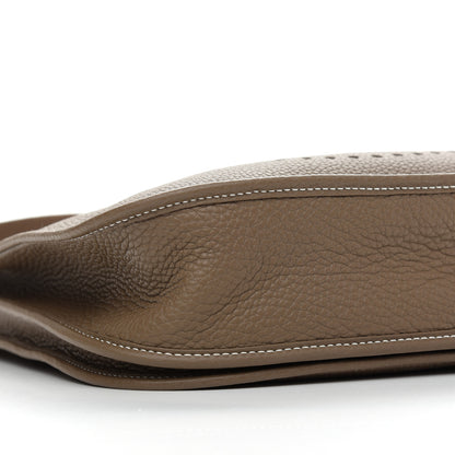 Hermes Taurillon Clemence Evelyne III PM Etoupe 7 of 8