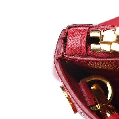 Prada Saffiano Medium Galleria Double Zip Tote Fuoco 15 of 15