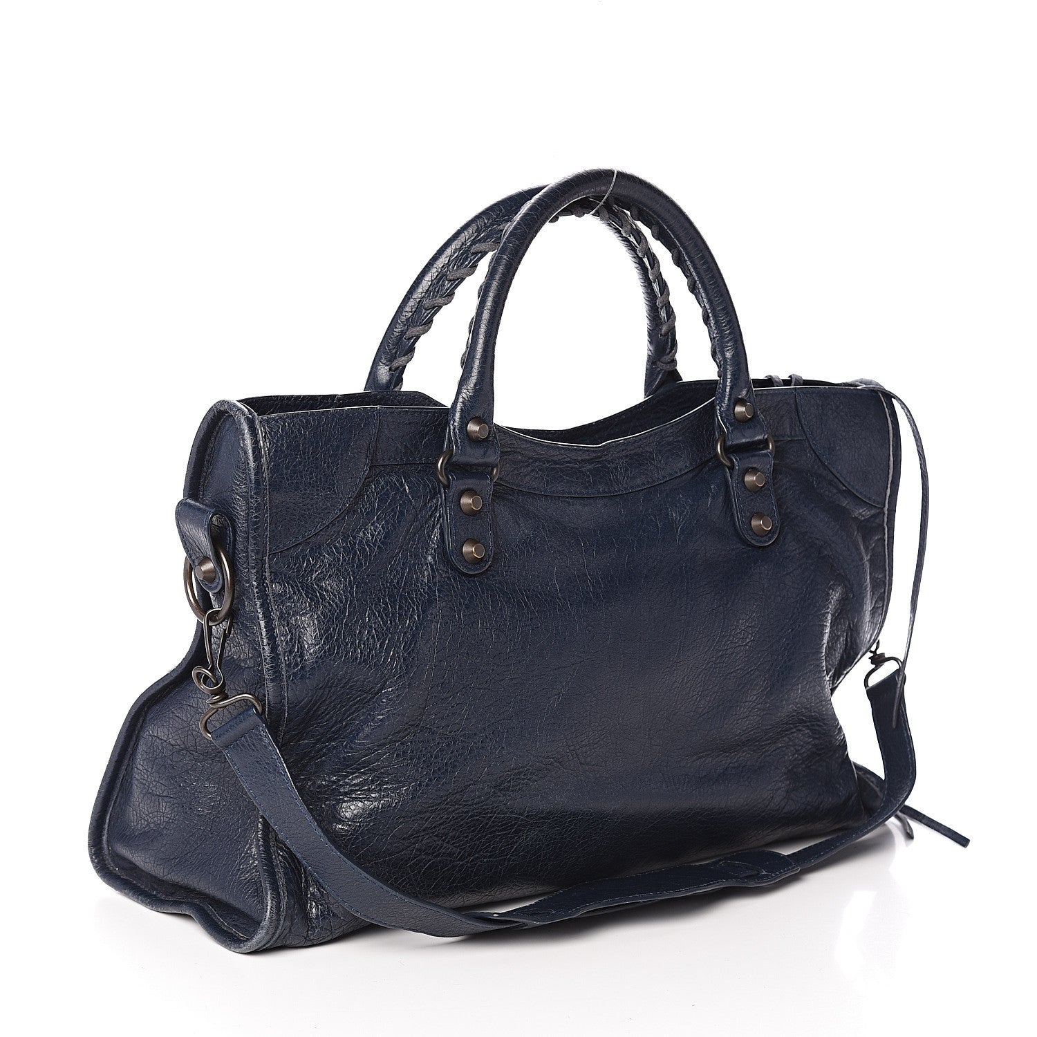 Balenciaga Agneau Classic Hardware City Bleu Obscur 2 of 7