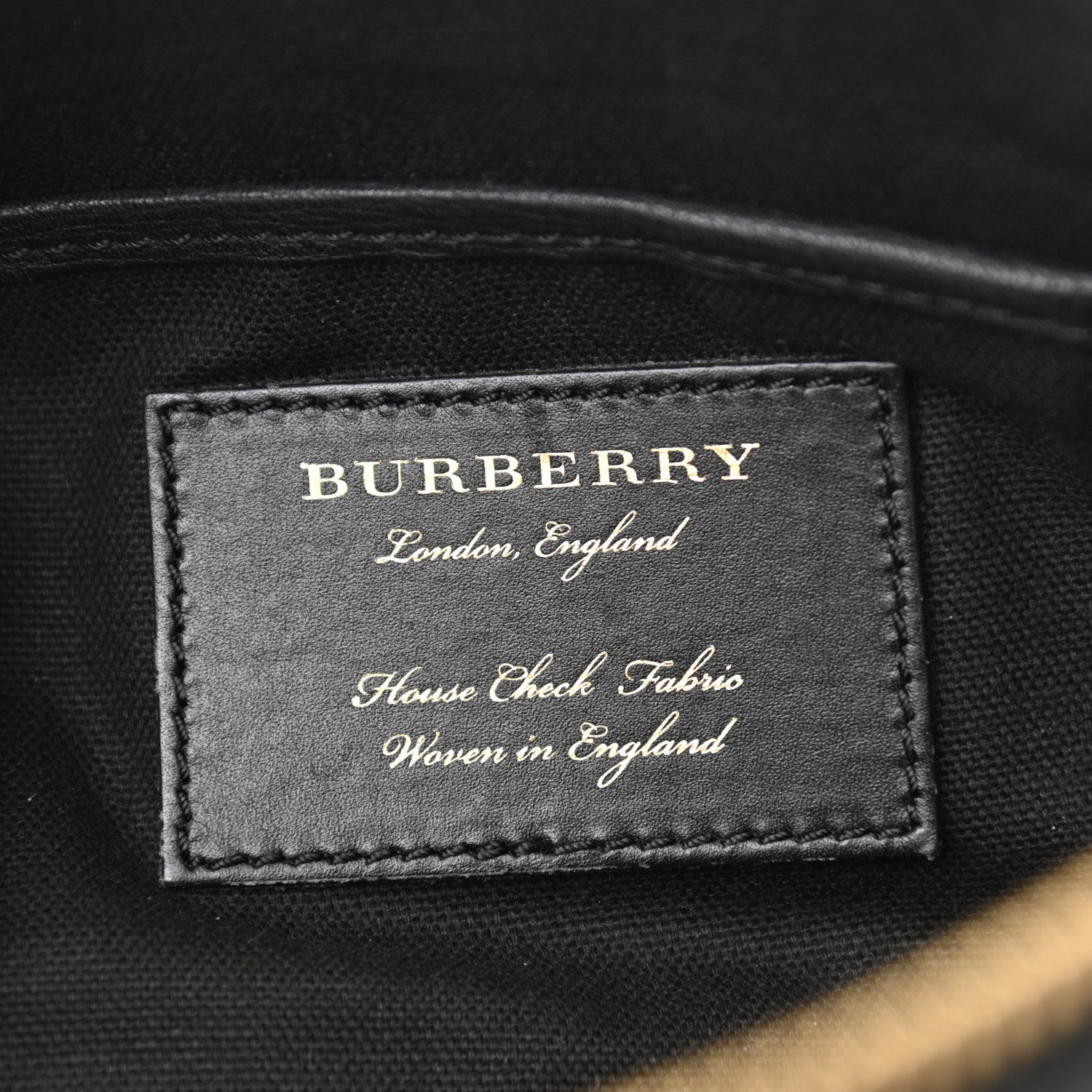 Burberry Derby House Check Abingdon Convertible Clutch Black 7 of 12