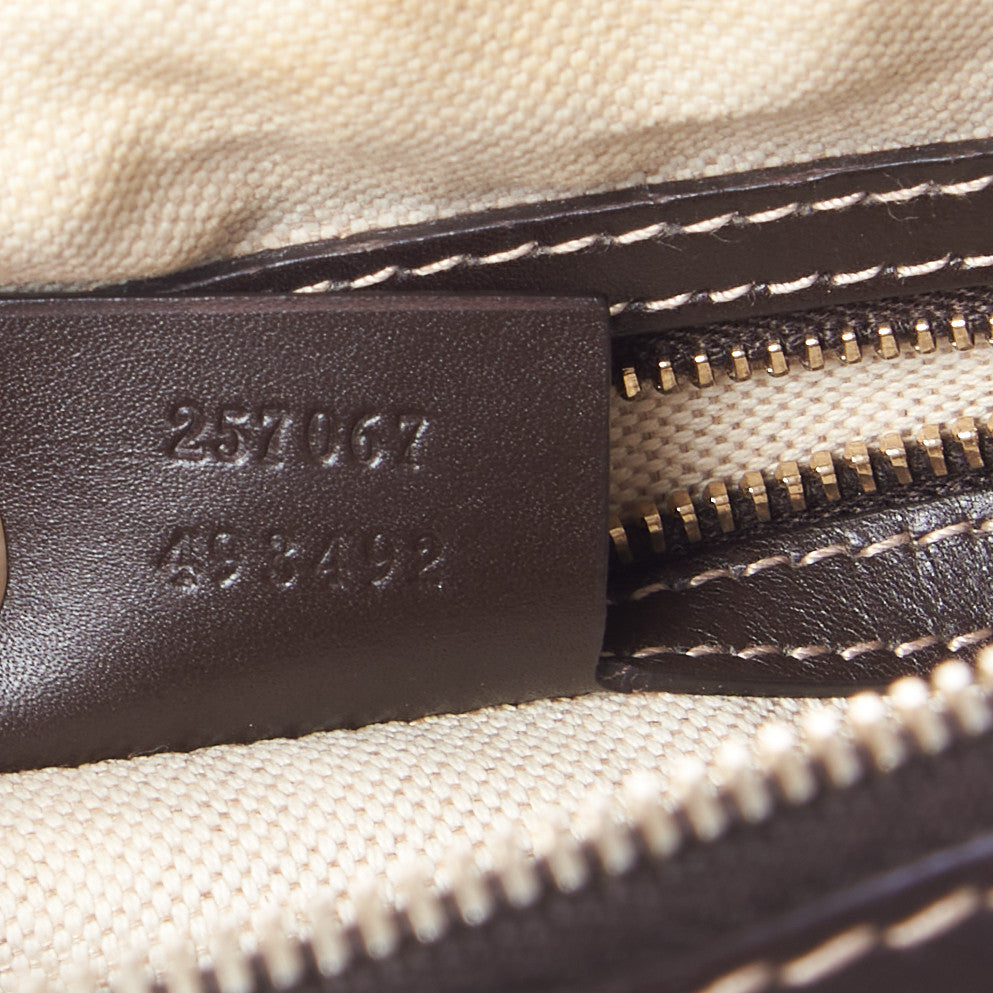 Gucci Monogram Heart GG Lovely Small Boston Dark Brown 8 of 8