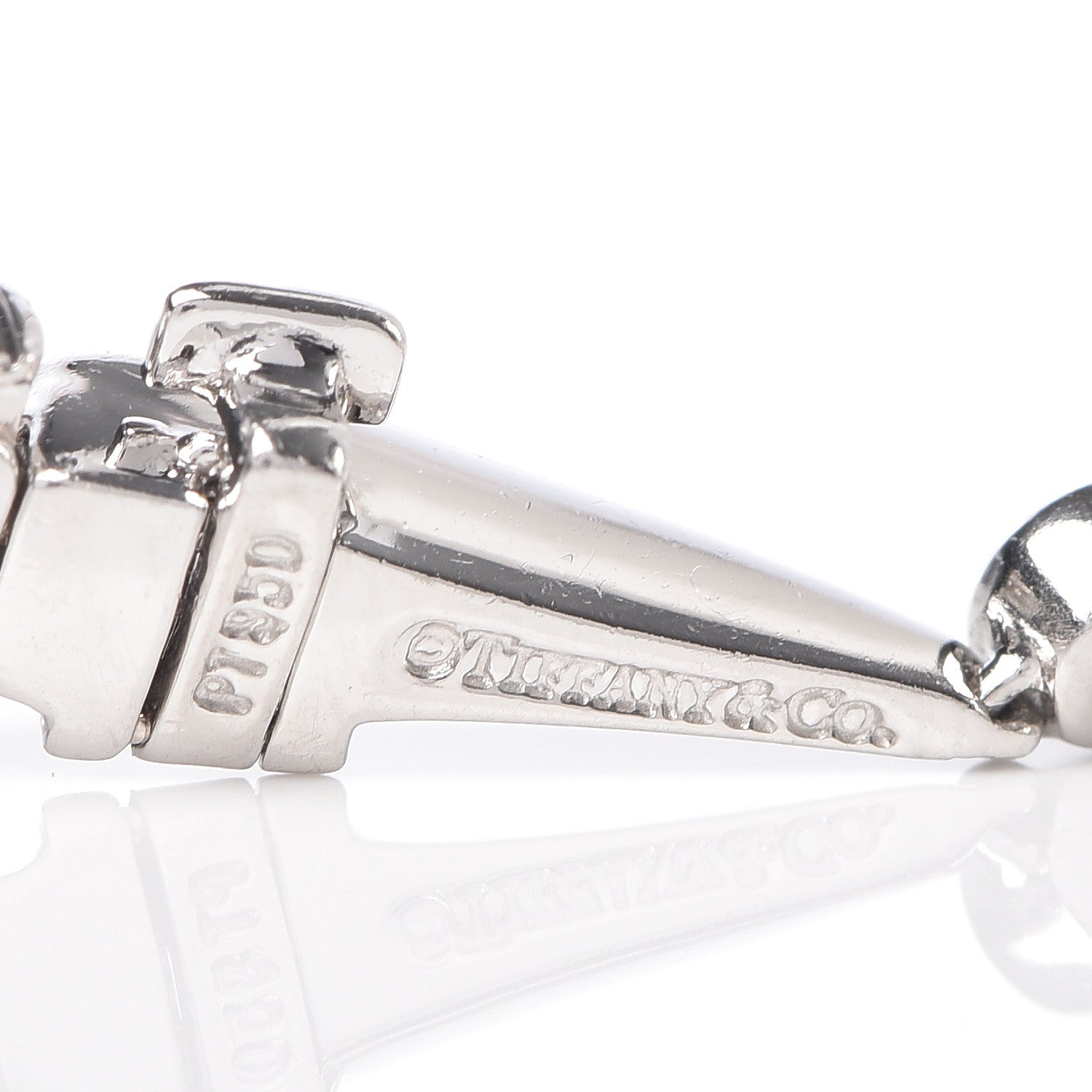 Tiffany Platinum Diamond Jazz Bracelet 4 of 5