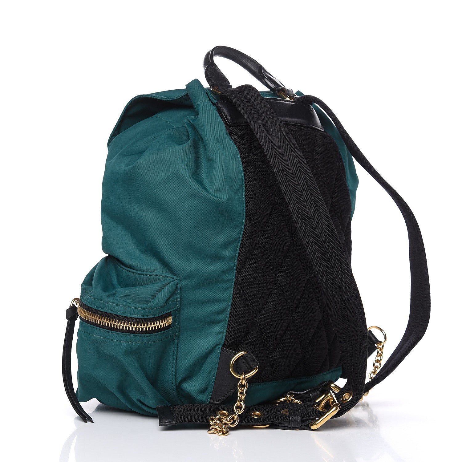 Burberry Nylon Medium Rucksack Backpack Pine Green 3 of 15
