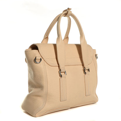 3.1 Phillip Lim 3.1 Textured Calfskin Medium Pashli Satchel Blush 3 of 11