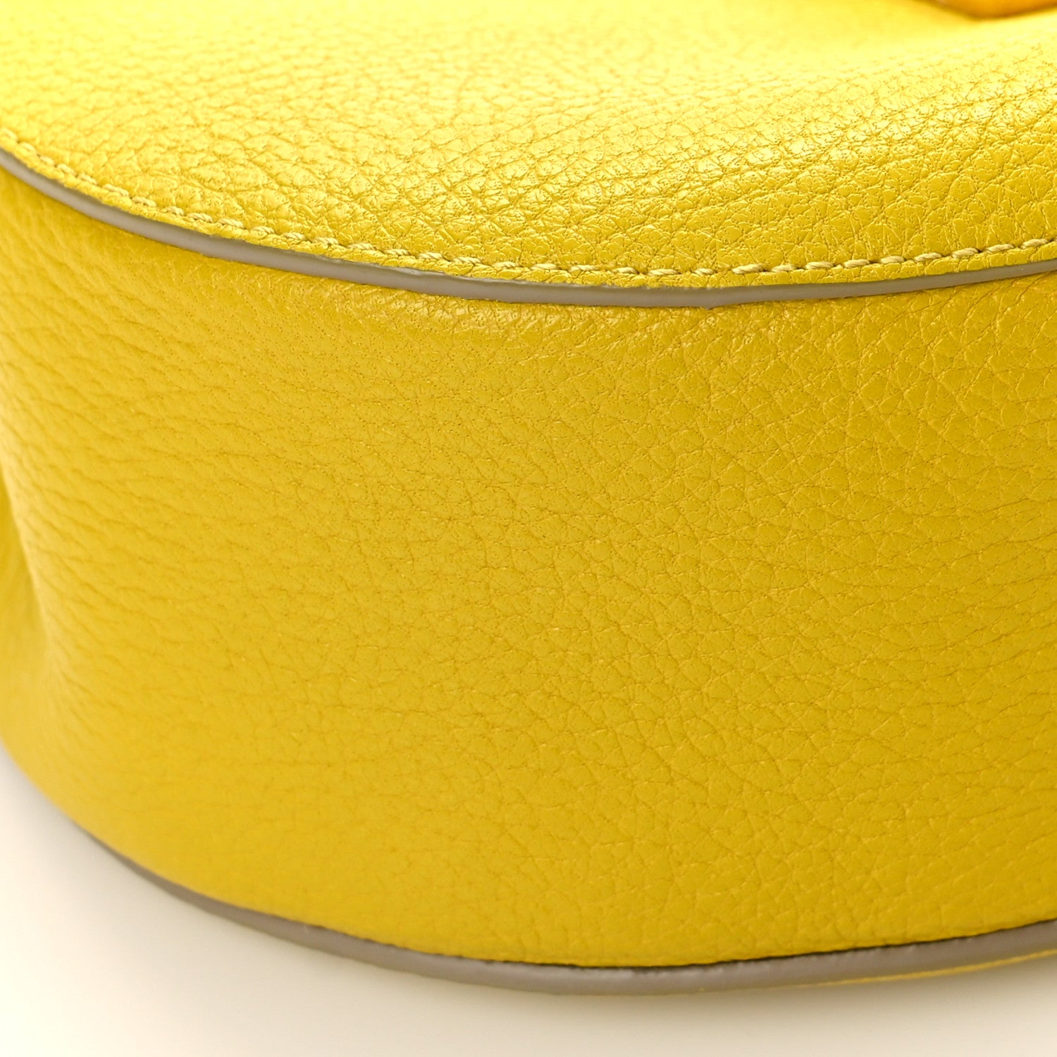 Chloe Grained Lambskin Drew Shoulder Bag Yellow 7 of 8