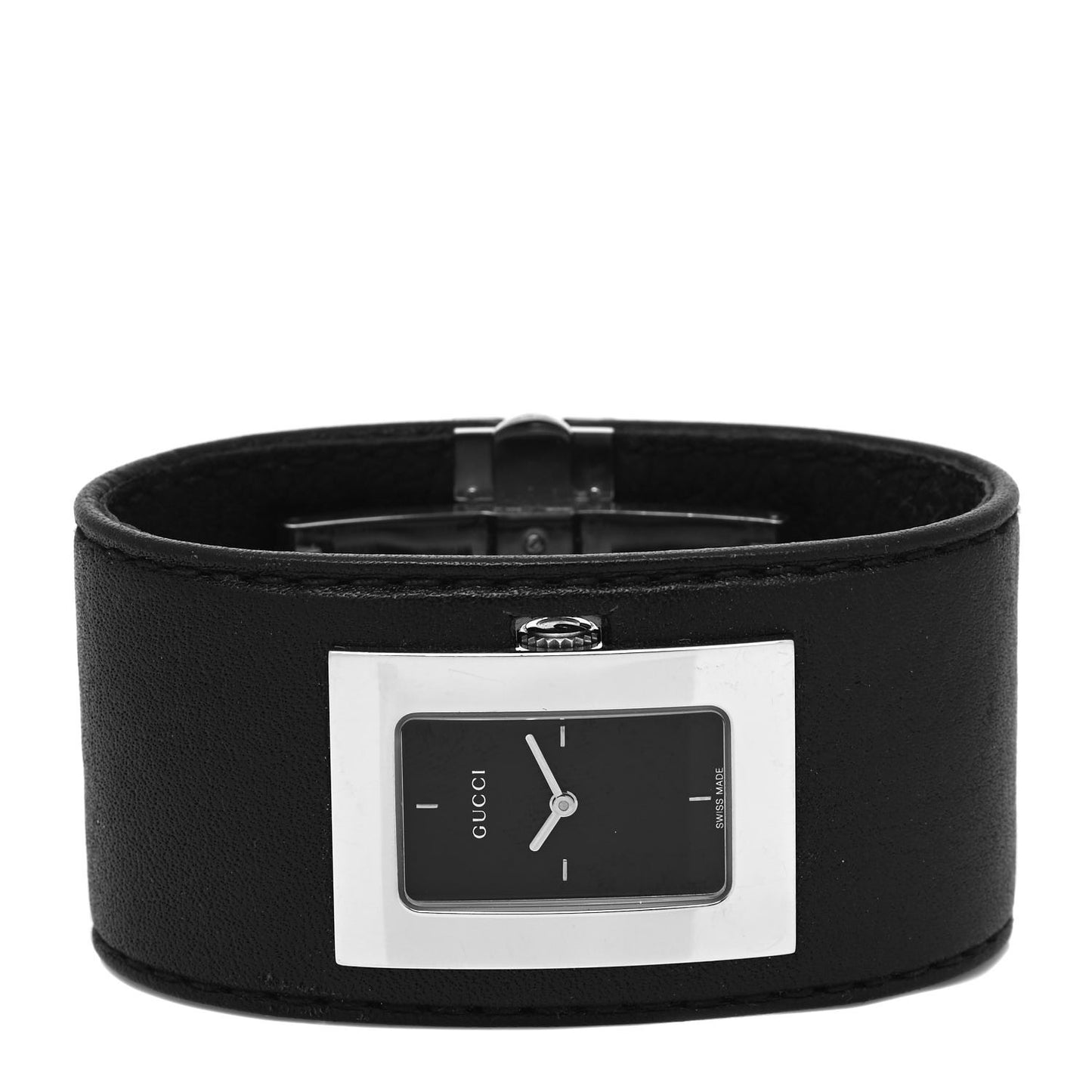 Stainless Steel Calfskin 33mm 7800L Quartz Watch Black