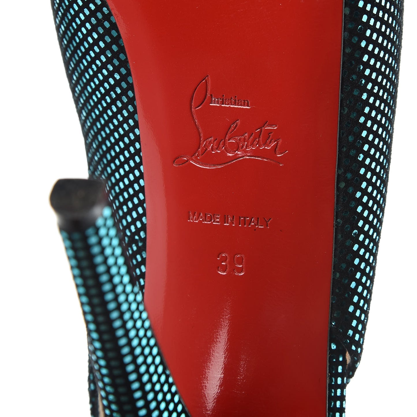 Metallic No Prive 120 Pumps 39 Blue