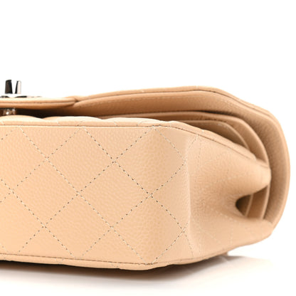 Chanel Caviar Quilted Small Double Flap Beige 10 of 11