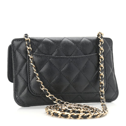 Chanel Caviar Fabric Graffiti Foldable Tote Bag With Chain Black Multicolor 12 of 17