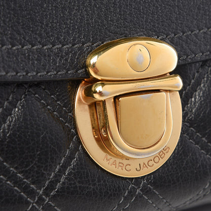 Marc Jacobs Calfskin Quilted Elise Satchel Black 17 of 17