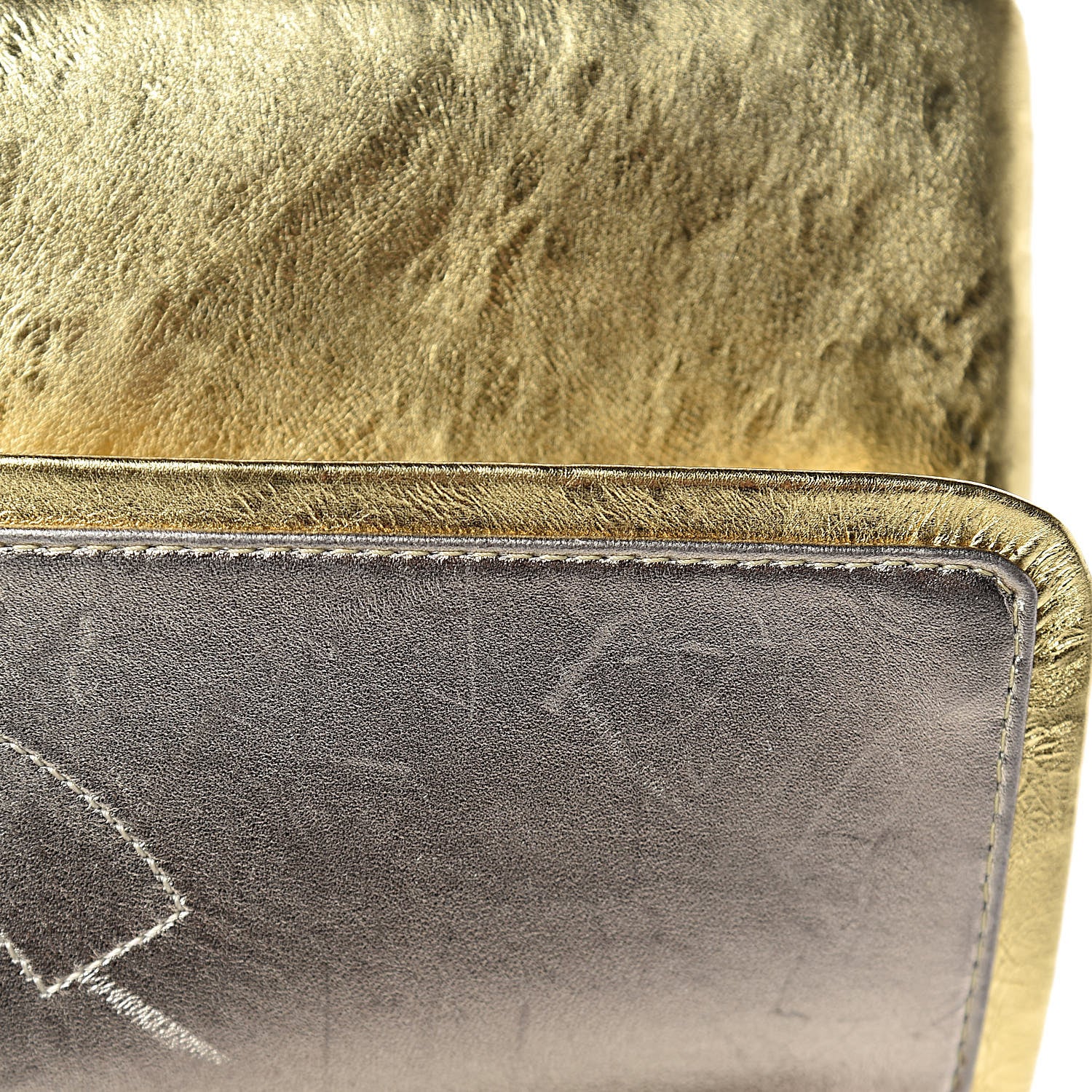 Chanel Metallic Aged Calfskin Quilted 2.55 Reissue 228 Flap Gold 8 of 16