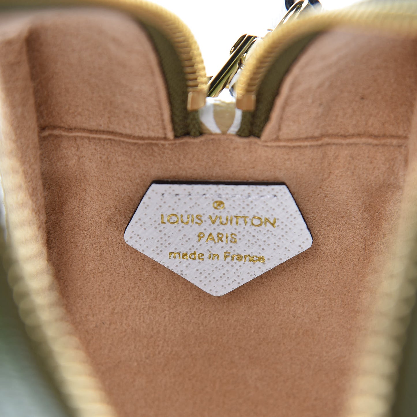 Monogram Giant Beach Pouch Kaki