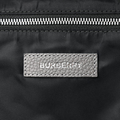 Burberry Calfskin Logo Embossed Backpack Charcoal Grey 6 of 11
