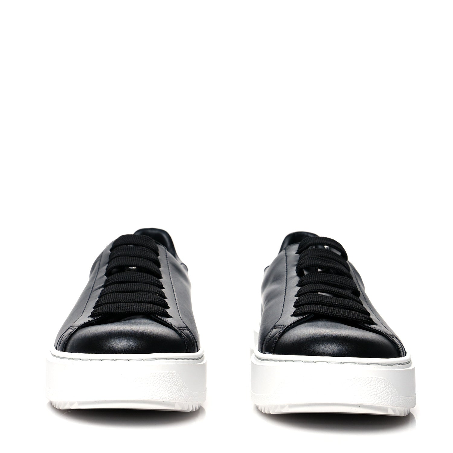 Louis Vuitton Calfskin Time Out Sneakers 39.5 Black 2 of 8