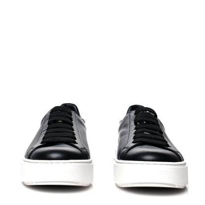 Louis Vuitton Calfskin Time Out Sneakers 39.5 Black 2 of 8