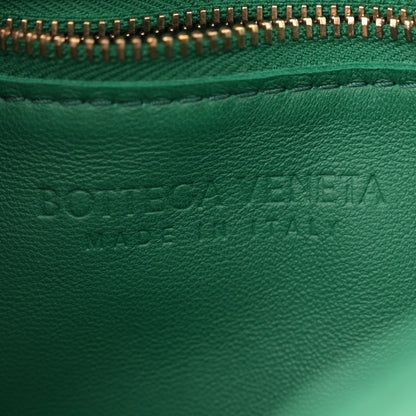 Bottega Veneta Lambskin Maxi Intrecciato Cassette Crossbody Bag Racing Green 6 of 11