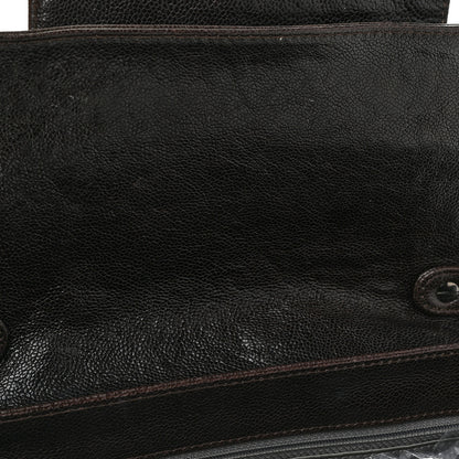 Chanel Glazed Caviar Small Pocket In The City Shoulder Bag Brown 18 of 26