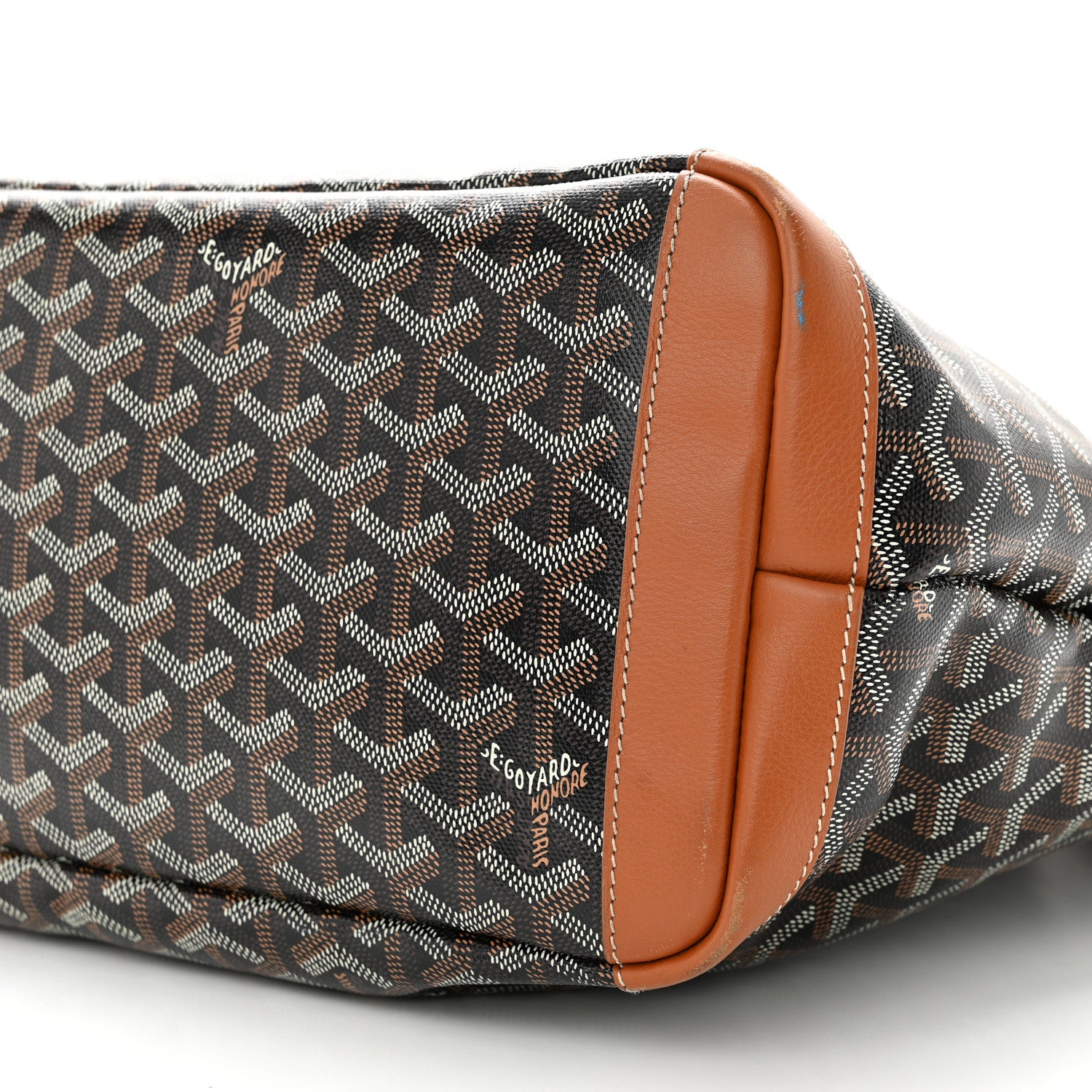 Goyard Goyardine Artois MM Black Gold 10 of 14