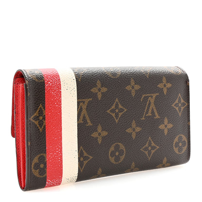 Louis Vuitton Monogram Groom Sarah Wallet Red 3 of 6