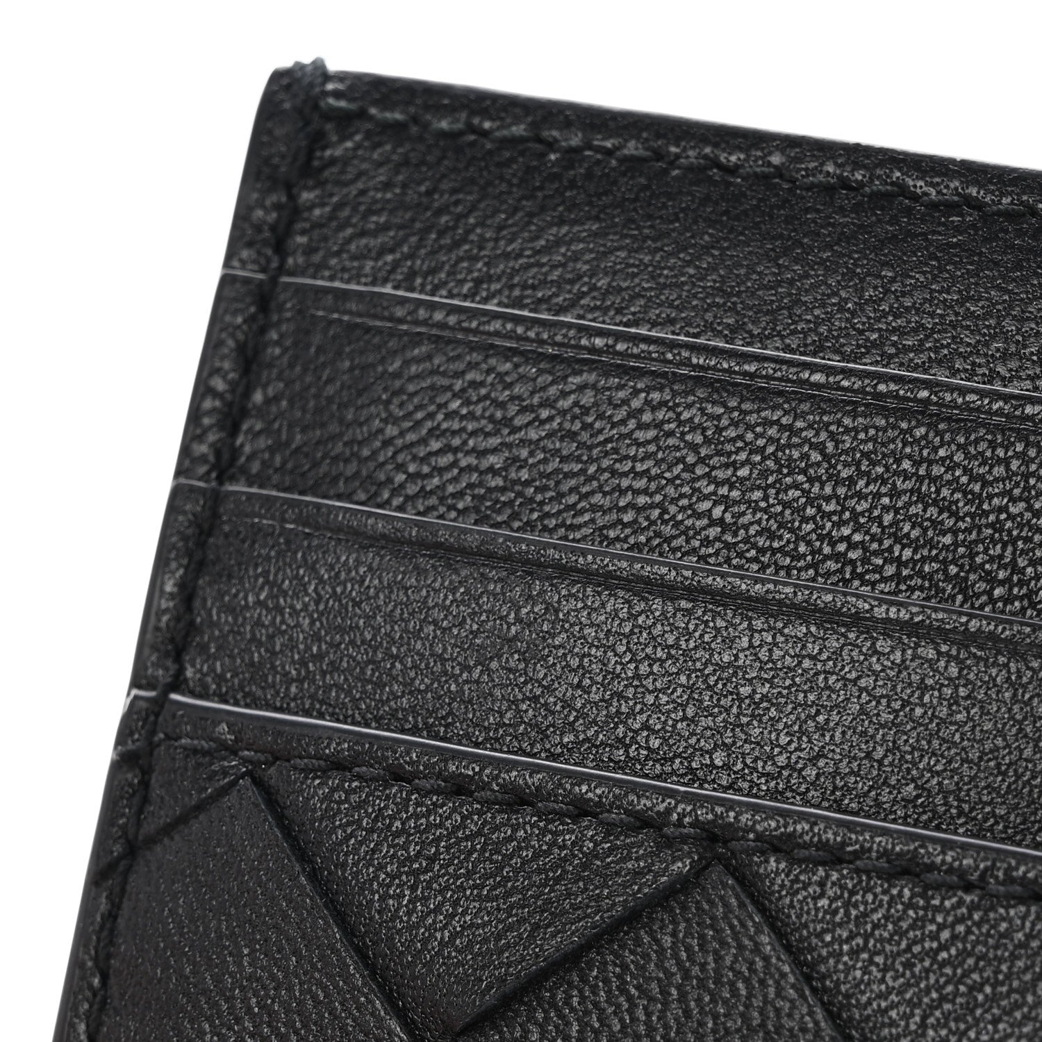 Bottega Veneta Nappa Intrecciato VN Card Case Black 8 of 11