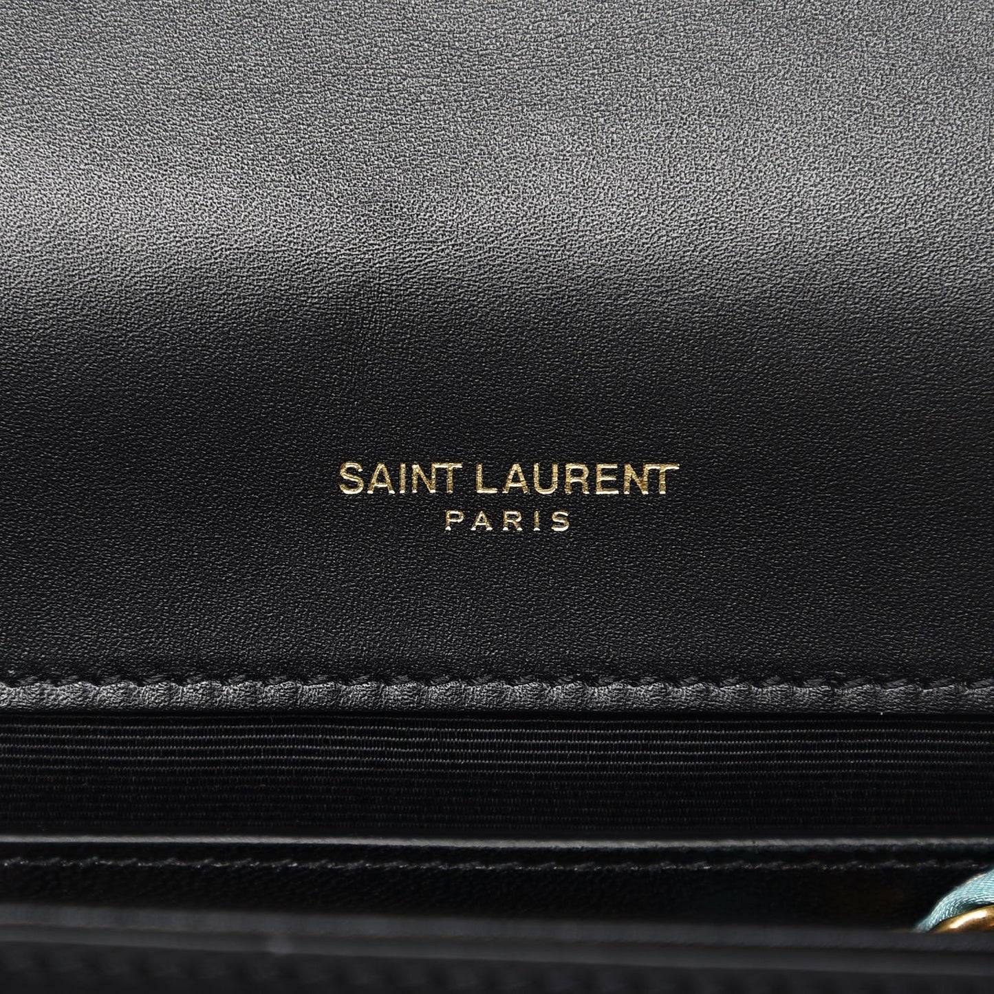 Calfskin Medium Monogram Kate Satchel Black Multicolor