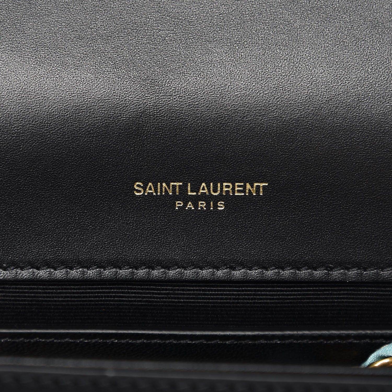 Saint Laurent Calfskin Medium Monogram Kate Satchel Black Multicolor 6 of 7