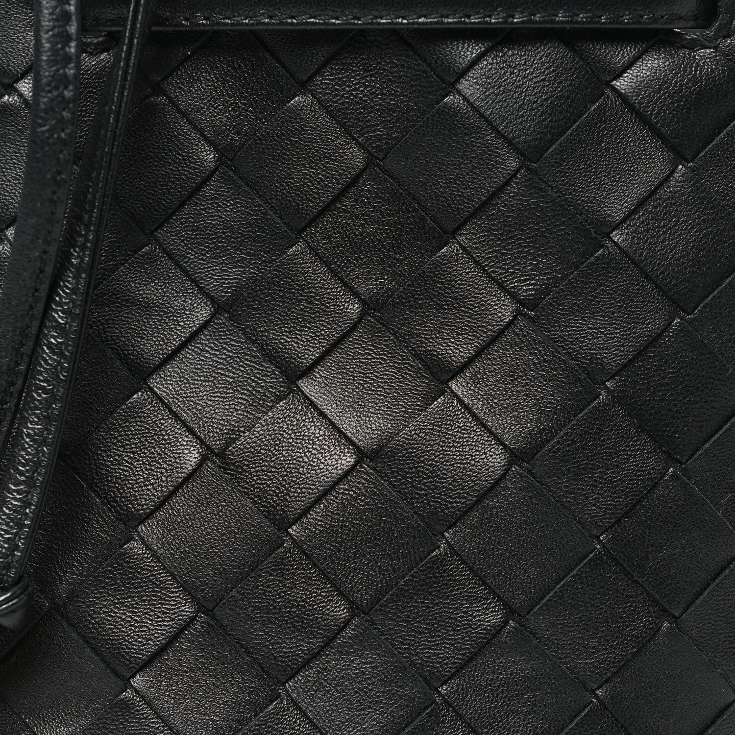 Bottega Veneta Nappa Intrecciato Small Drawstring Bucket Bag Black 7 of 9