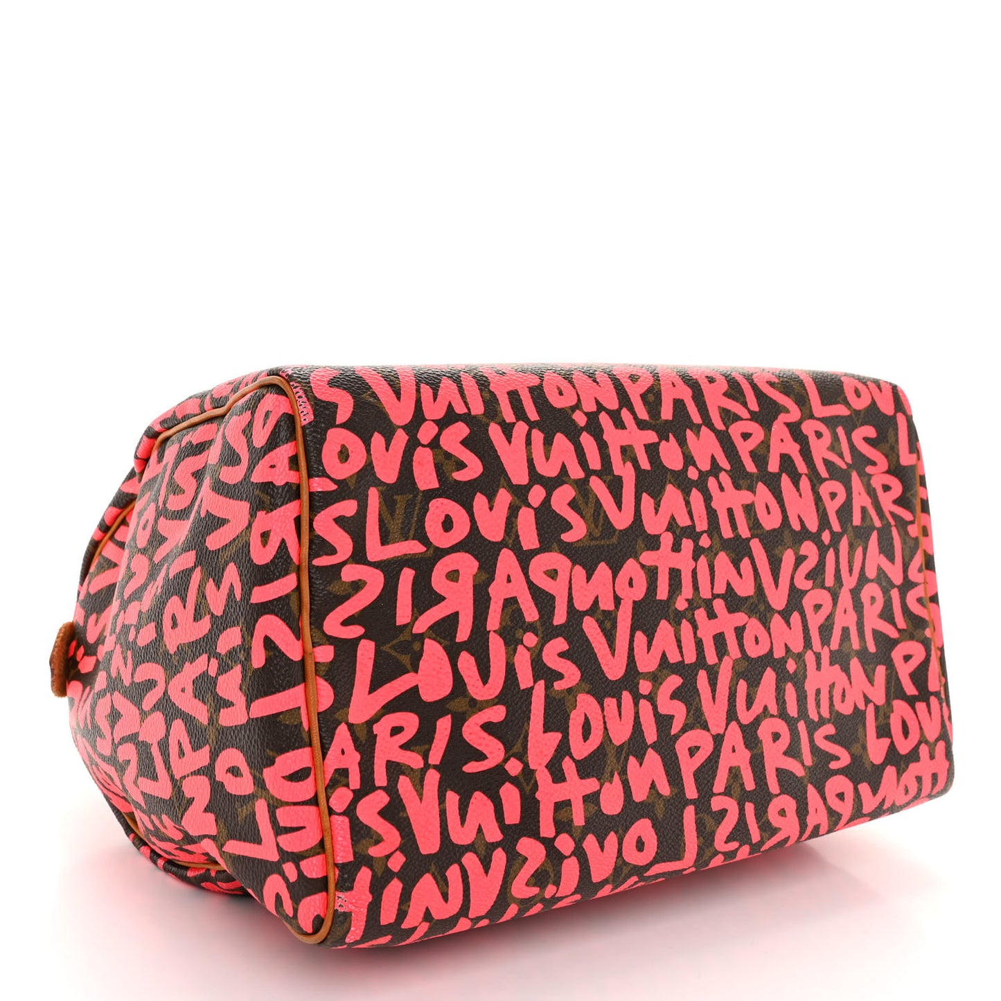 Monogram Graffiti Speedy 30 Fuchsia
