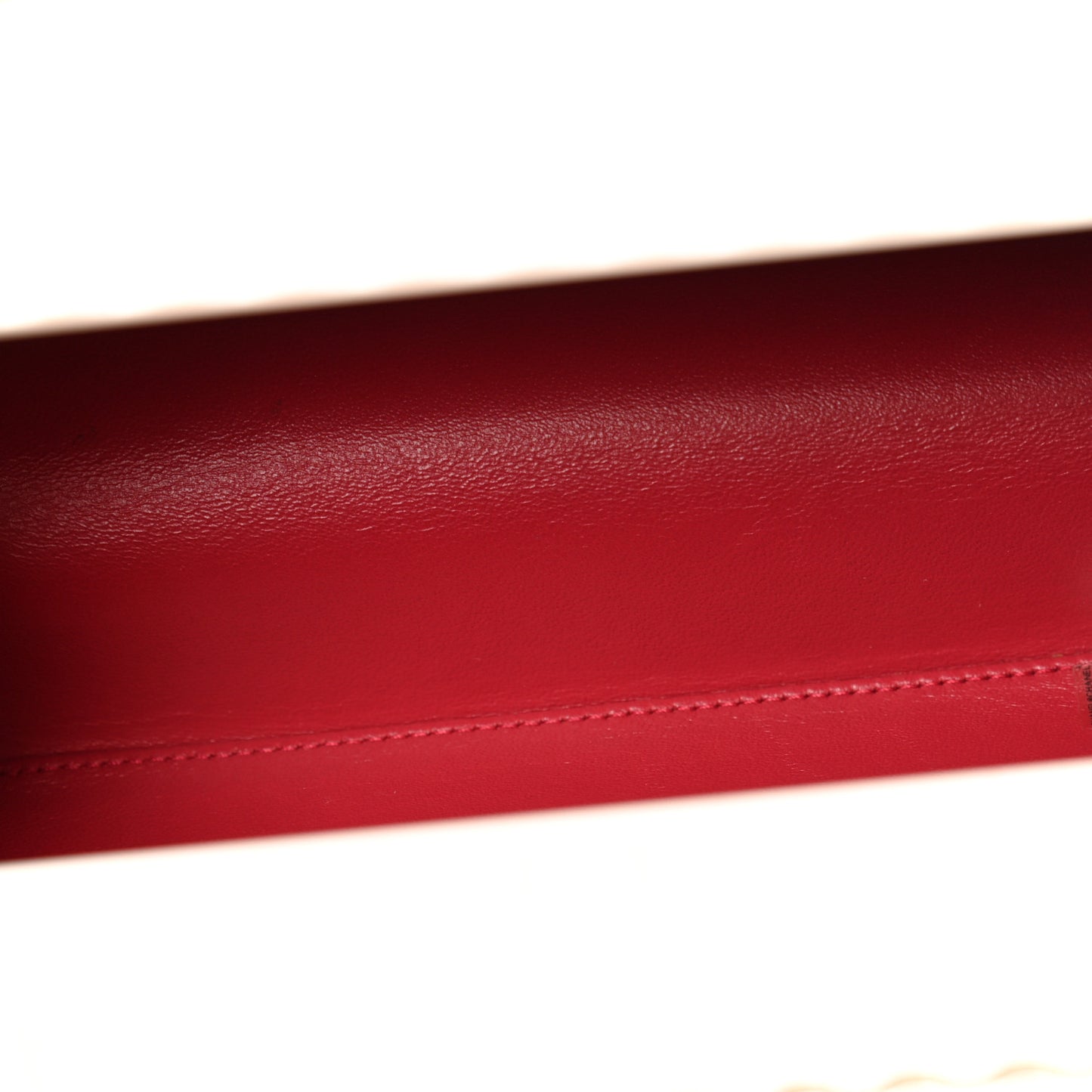 Resin Enamel CC Shopping Container Minaudiere Clutch  Black White Red