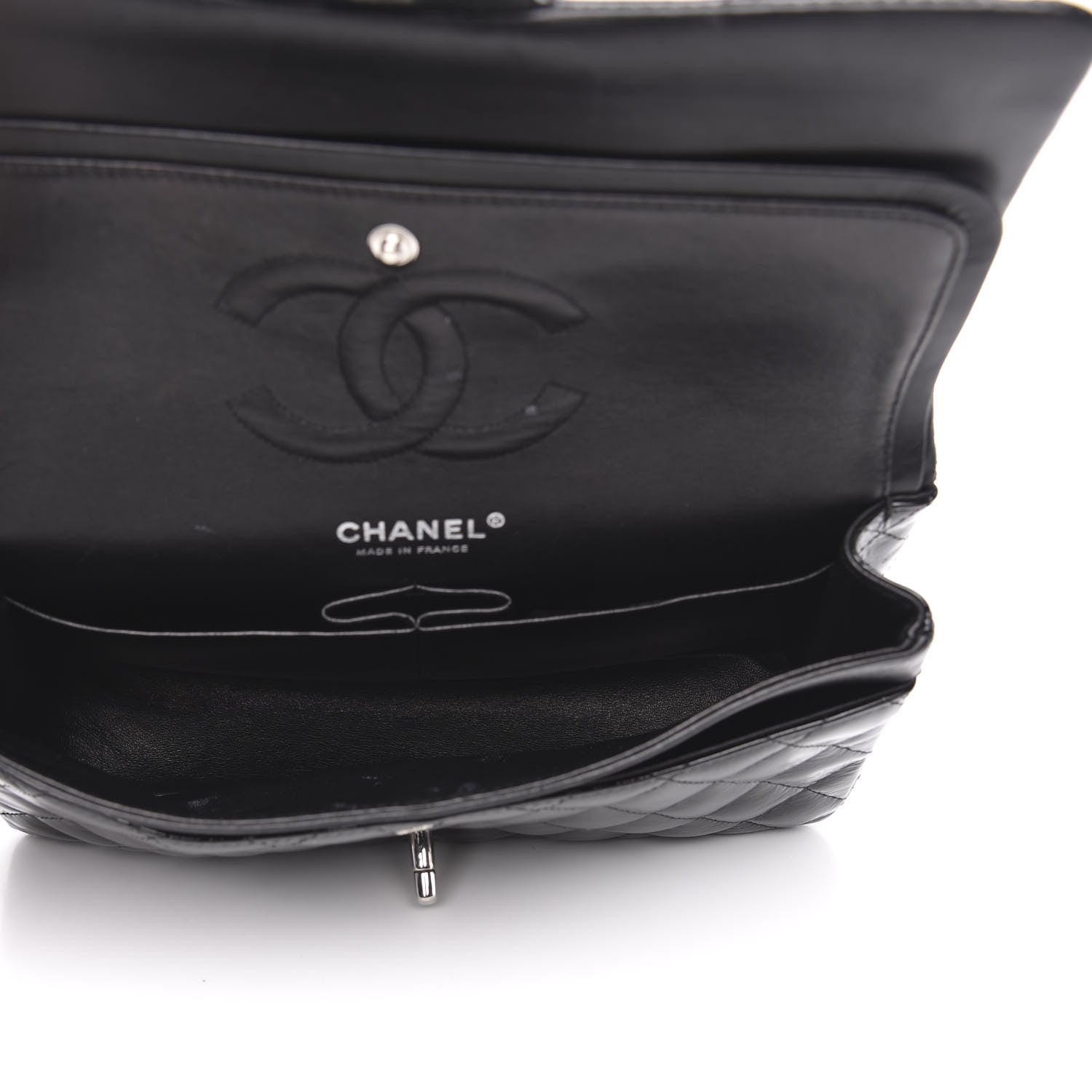 Chanel Patent Quilted Medium Double Flap Black 5 of 13