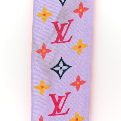 Louis Vuitton Silk Monogram Flowers Forever Bandeau Red 4 of 10