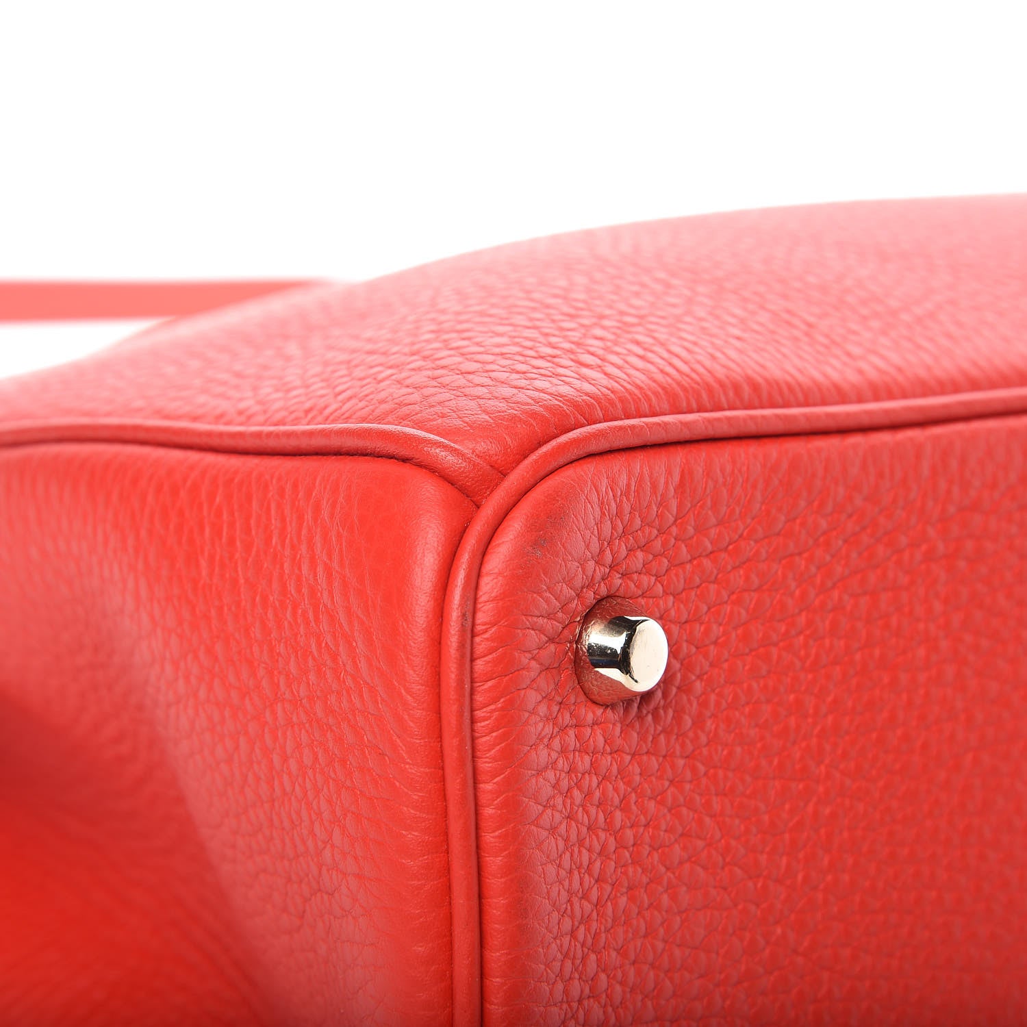 Christian Dior Bullcalf Large Diorissimo Tote Red 12 of 13