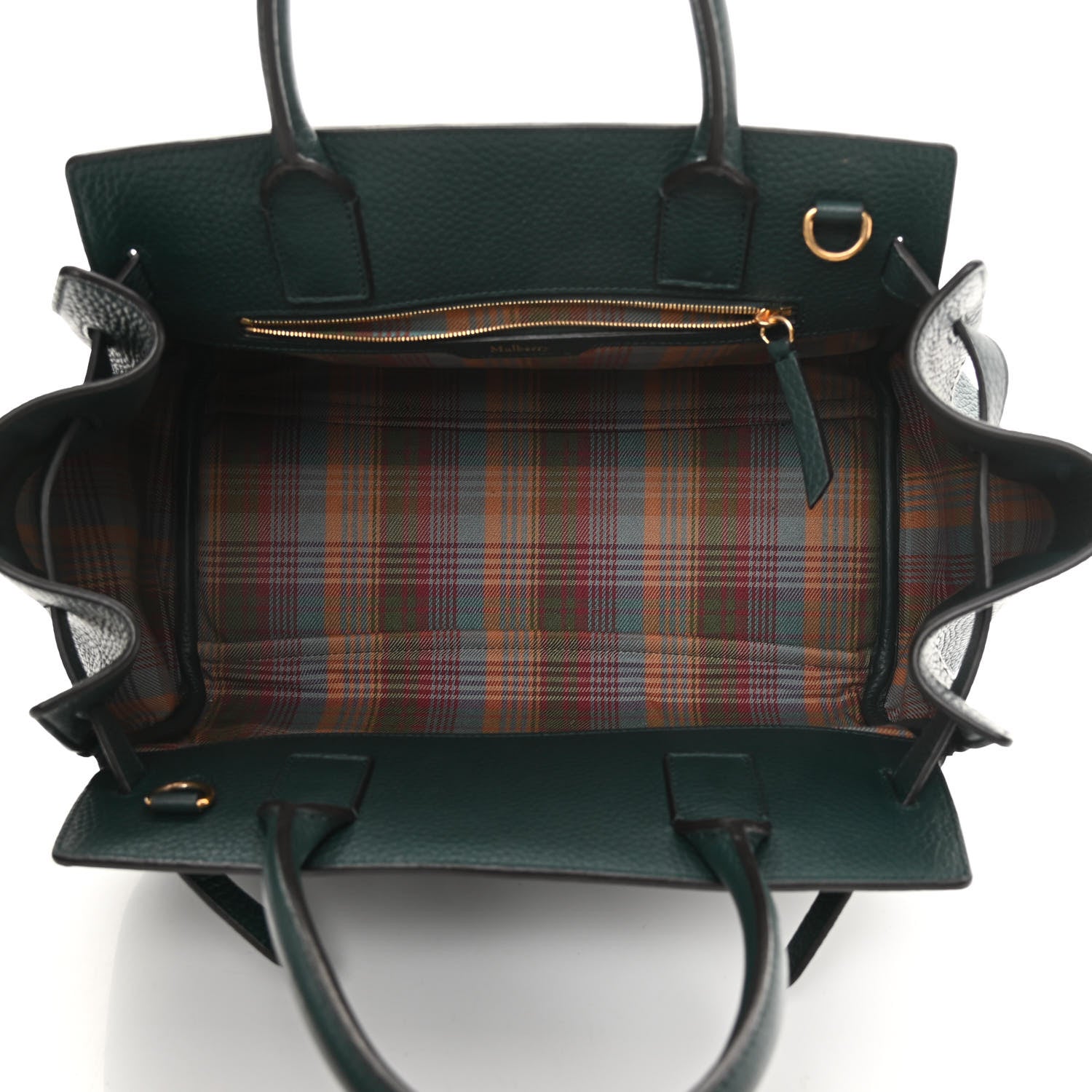 Mulberry Heavy Grain Belted Bayswater Tote Mulberry Green 5 of 10