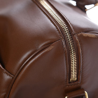 Saint Laurent Calfskin Classic Duffle 6 Havane 18 of 20