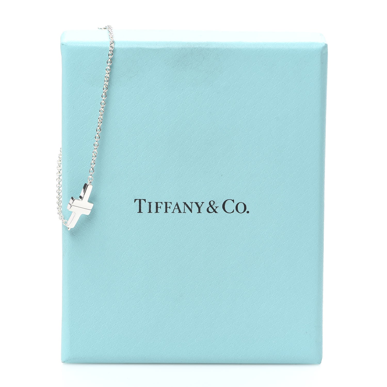 Tiffany Sterling Silver T Two Single Chain Bracelet 6 of 6