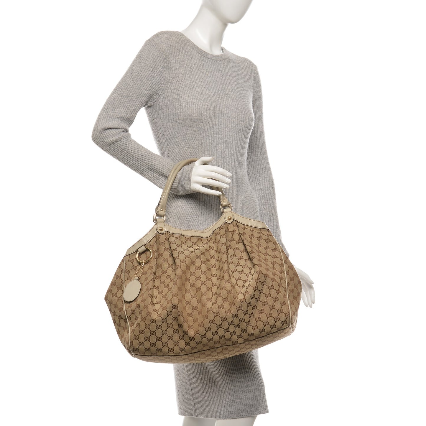 Monogram Large Sukey Tote Off White