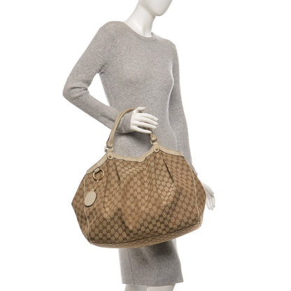 Gucci Monogram Large Sukey Tote Off White 2 of 7