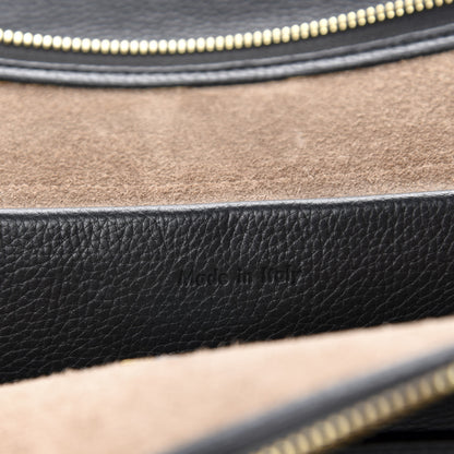 Celine Drummed Calfskin Mini Belt Bag Black 12 of 13