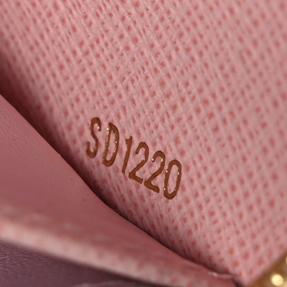 Louis Vuitton Damier Azur Zippy Wallet Rose Ballerine 7 of 7