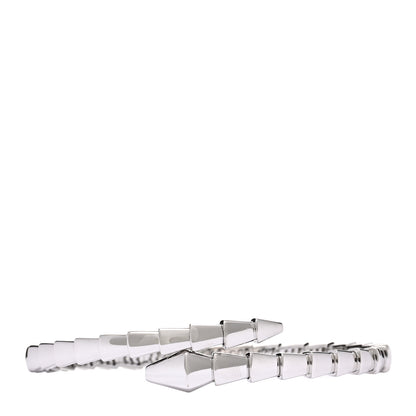 Bulgari 18K White Gold Serpenti Viper Bracelet M 1 of 4
