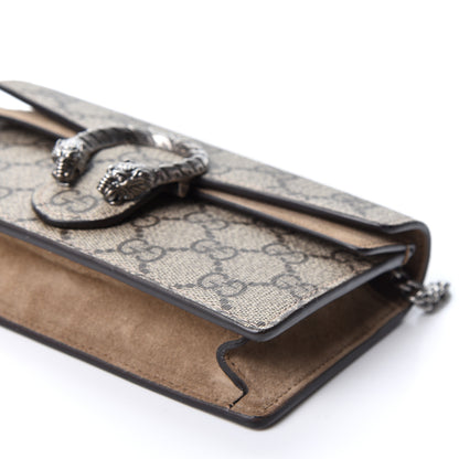 Gucci GG Supreme Monogram Super Mini Dionysus Shoulder Bag Taupe 8 of 8