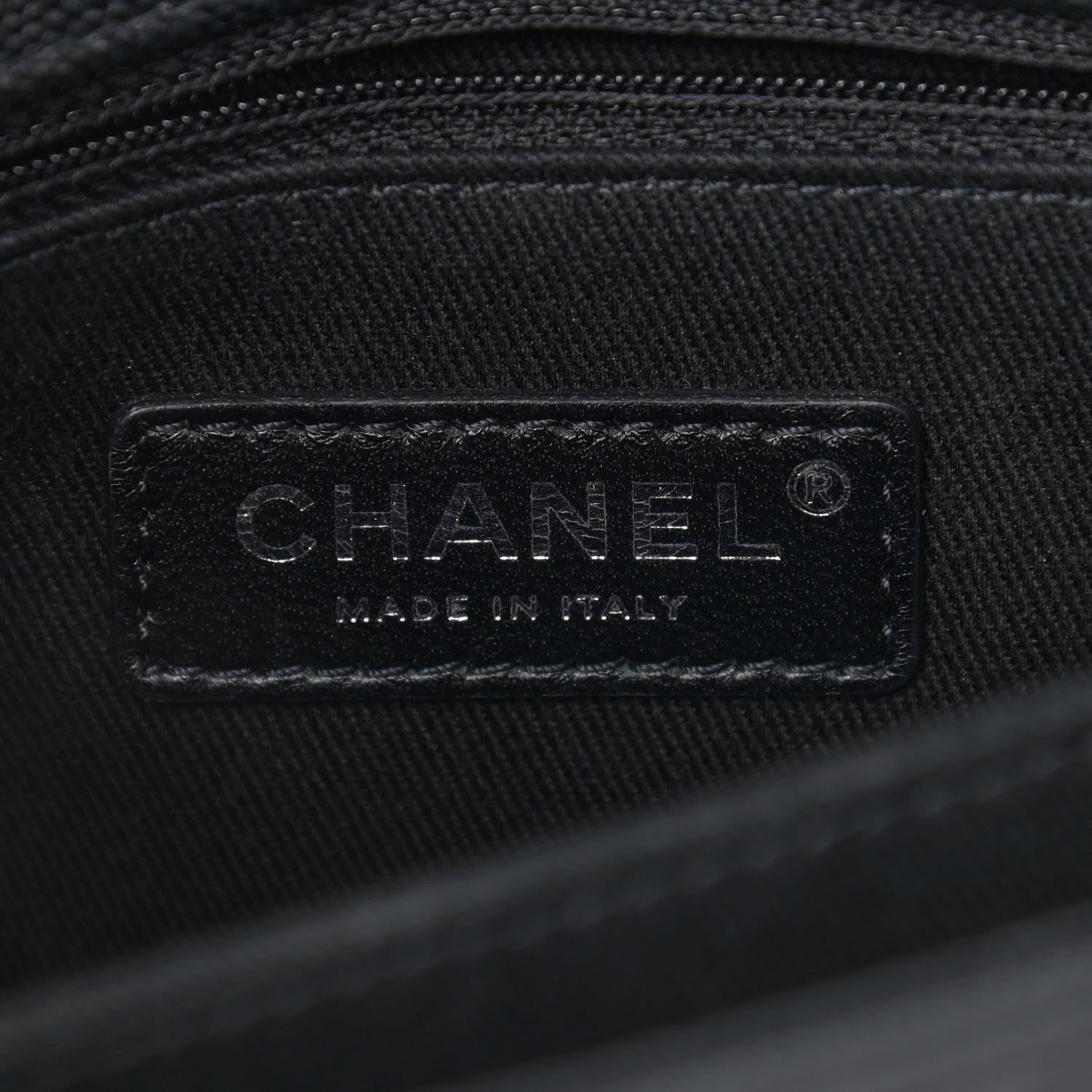 Chanel Caviar Chevron Quilted Mini Coco Handle Flap So Black 6 of 11