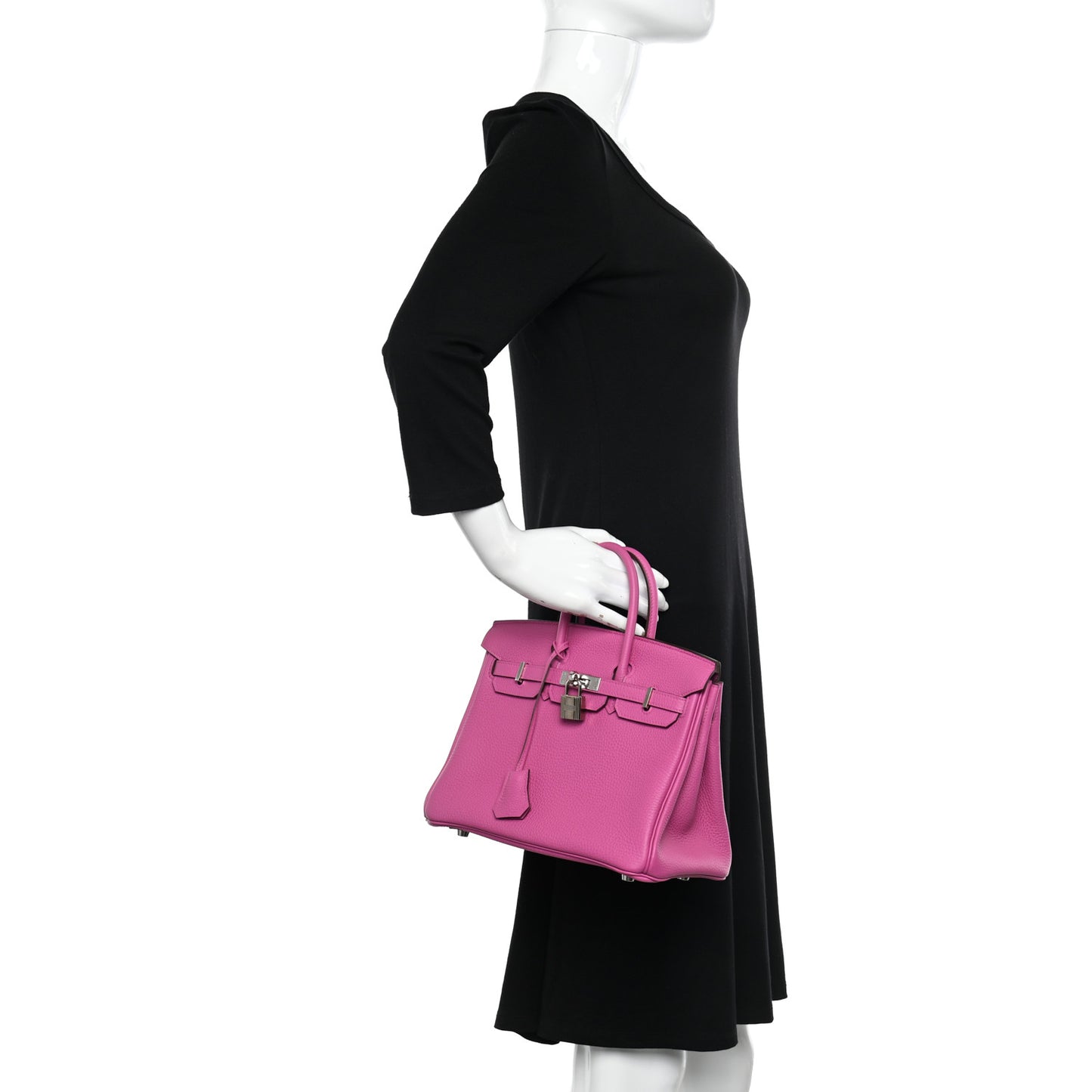 Togo Birkin 25 Rose Pourpre